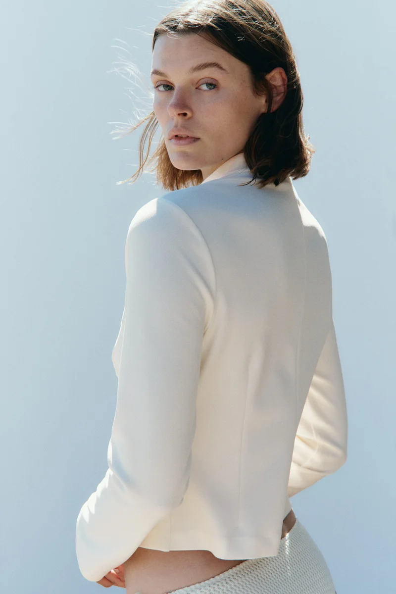 H&M  Crêpe jersey jacket for Women | Best Price UAE