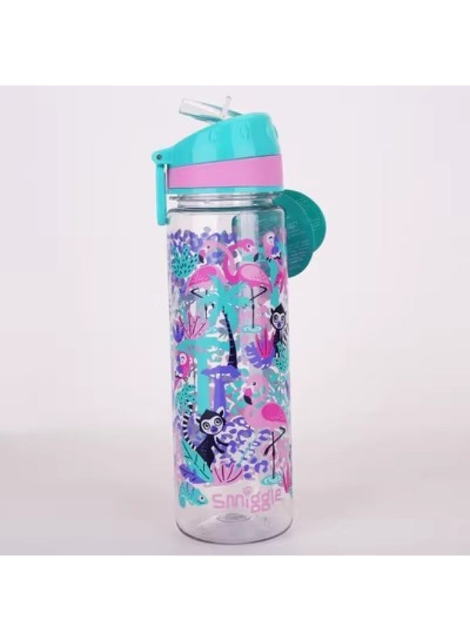 Smiggle Australia Smiggle Kids Straw Water Bottle - Large Capacity Travel Cup
