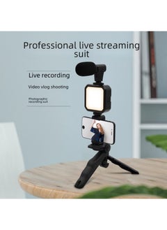General LED Pocket Fill Light Video Conference Live Desktop Tripod Beauty Leg Mini Handheld Square Photography Light-Specifications:Desktop Lamp Set (with Bluetooth Remote Control)  - Image 2