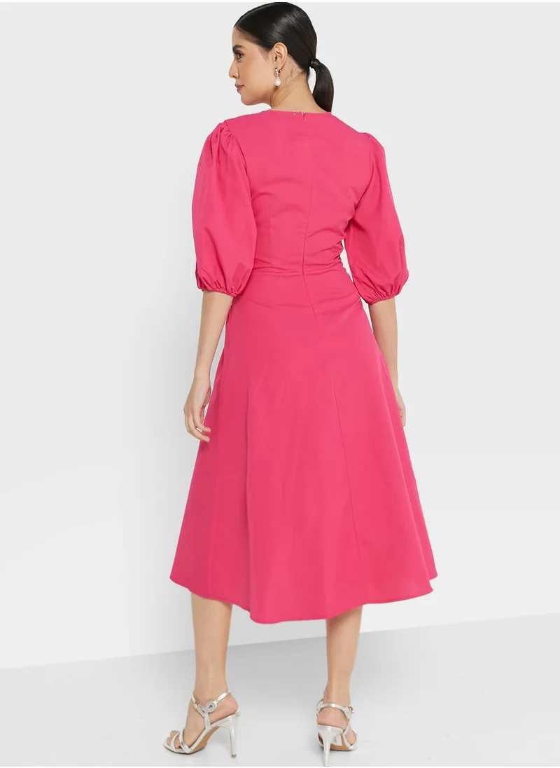 ELLA Puff Sleeve Dress