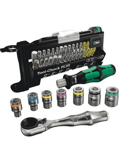 Wera Tool-Check Plus Bits Set with Socket Ratchet Handle 05056490001  - Image 2