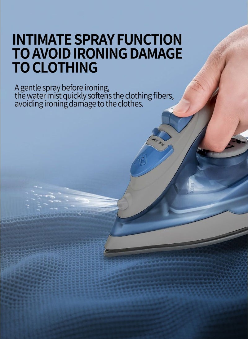 BEIRUI Professional 1000W Steam Iron with Ceramic Soleplate - 230ml Tank | Vertical Steam & Anti-Drip Technology | Auto Shut-Off & Self-Cleaning | 1.3m Power Cord - Image 5