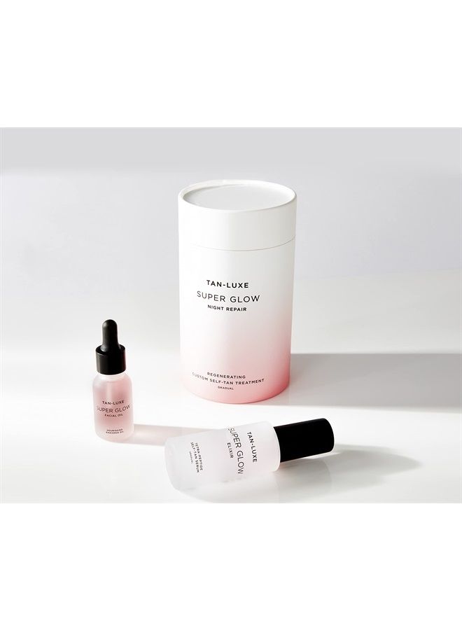 TAN-LUXE Super Glow Night Repair - Regenerating Custom Gradual Self-Tan Treatment, 150ml - Cruelty & Toxin Free - Image 3