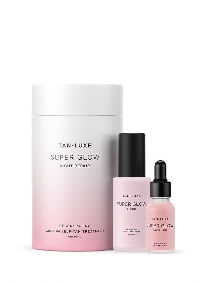 TAN-LUXE Super Glow Night Repair - Regenerating Custom Gradual Self-Tan Treatment, 150ml - Cruelty & Toxin Free - Image 1