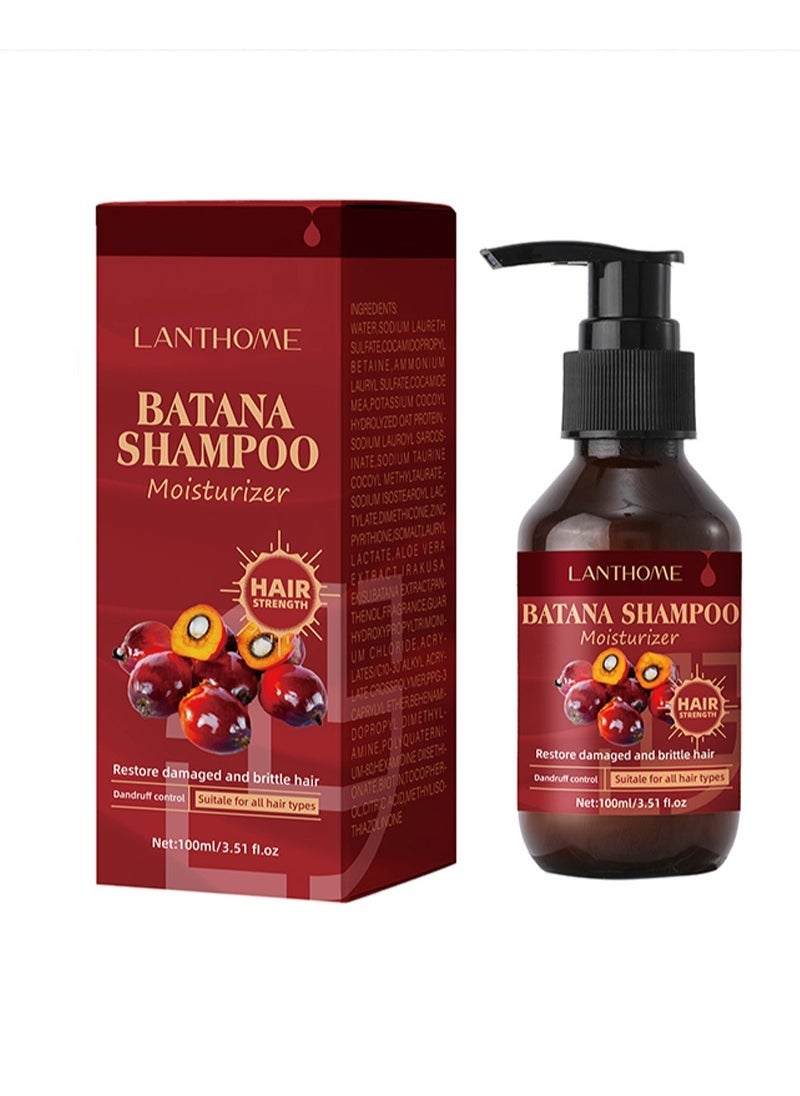 Lanthome Batana Oil for Shampoo,Organic Batana Oilï¼Shampoo with 100% Pure Raw Batana Oil,Promotes Hair Wellness for Men & Women Enhances Hair & Skin Radiance,Leaves your Hair Smoother Oilï¼100mlï¼ - Image 1