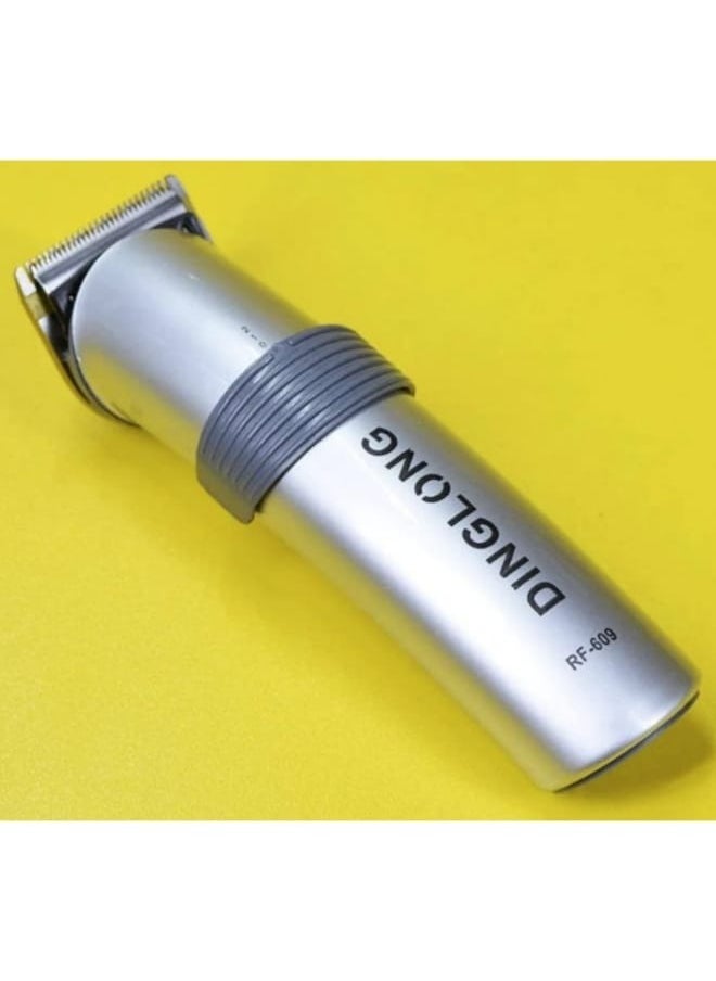 DINGLONG - Professional hair and beard cutting and trimming machine with 5 different cutting heads and a charging base - Image 1