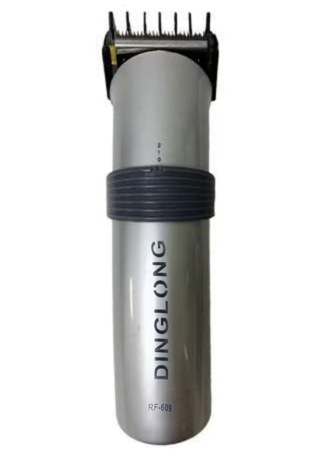DINGLONG - Professional hair and beard cutting and trimming machine with 5 different cutting heads and a charging base - Image 1