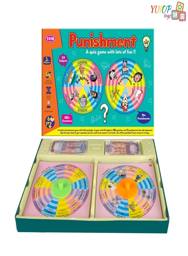 YUIOP - Punishment Quiz Game - General Knowledge Game - 14 Subjects, 288 Questions, 72 Punishments - Image 2