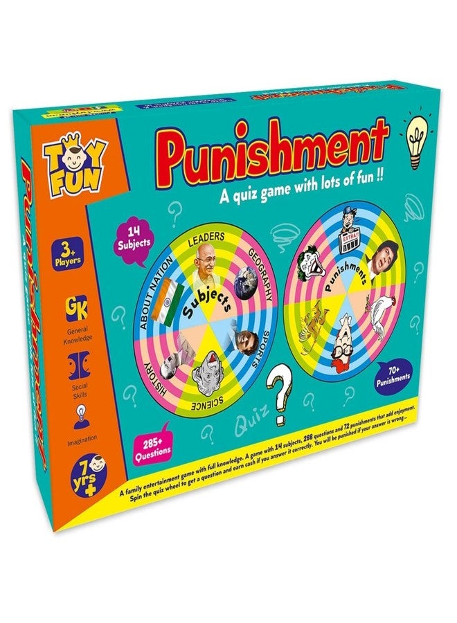 YUIOP - Punishment Quiz Game - General Knowledge Game - 14 Subjects, 288 Questions, 72 Punishments - Image 1