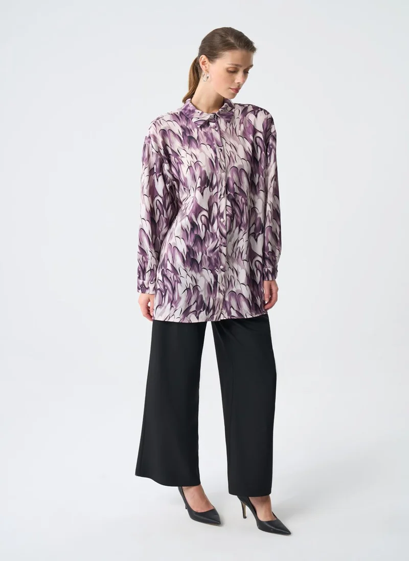 ميزال Ellipse Patterned Satin Tunic