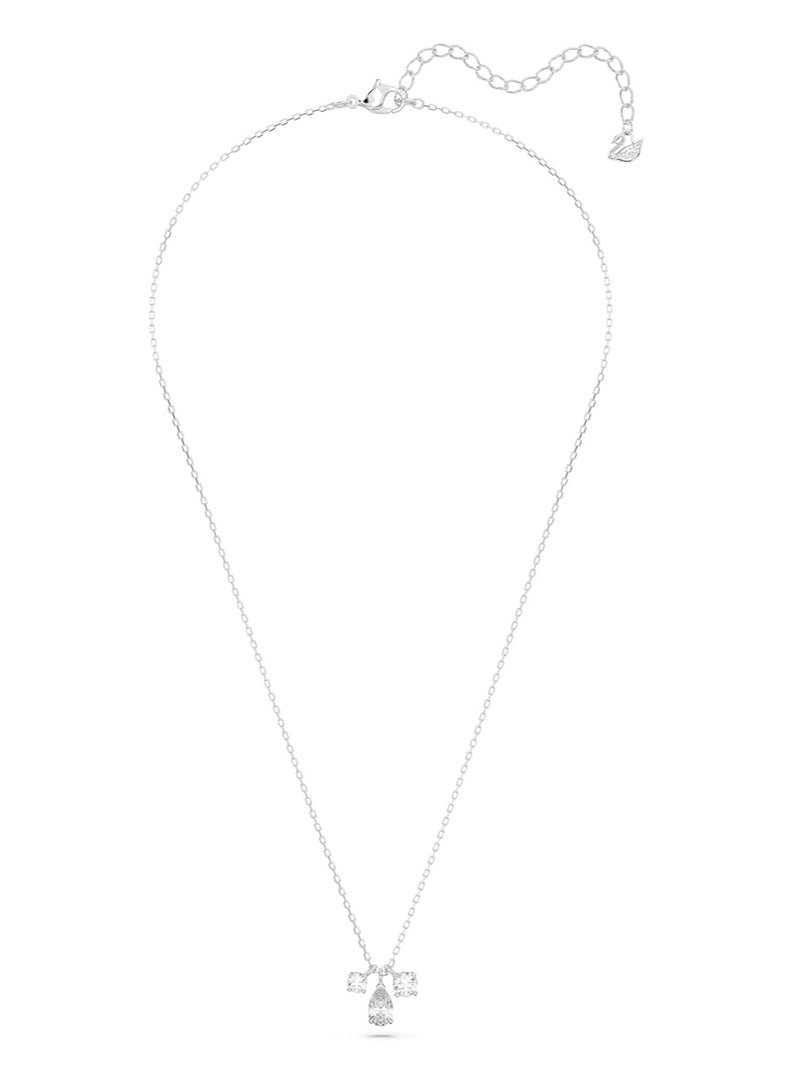 سواروفسكي قلادة Swarovski Attract – كريستال أبيض مطلي بالروديوم، مقاس واحد - Image 2