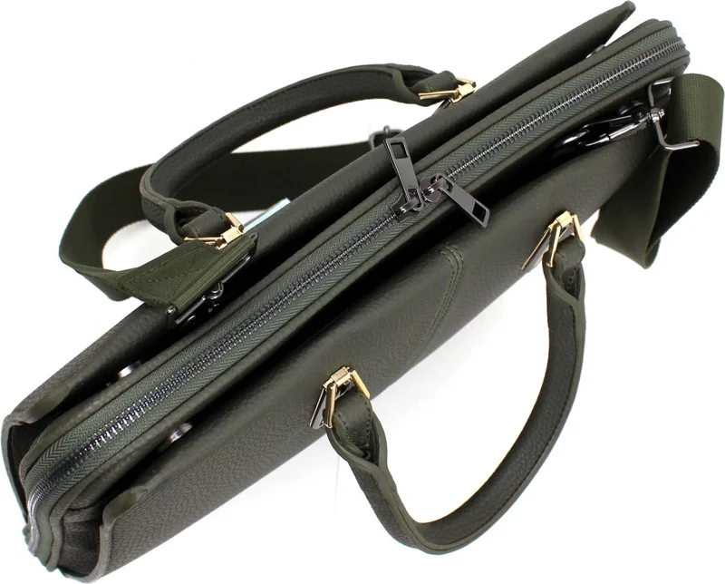 ديرسي كلوب Women Khaki Color Hanging File Document 13 & 14 inch Laptop and Briefcase