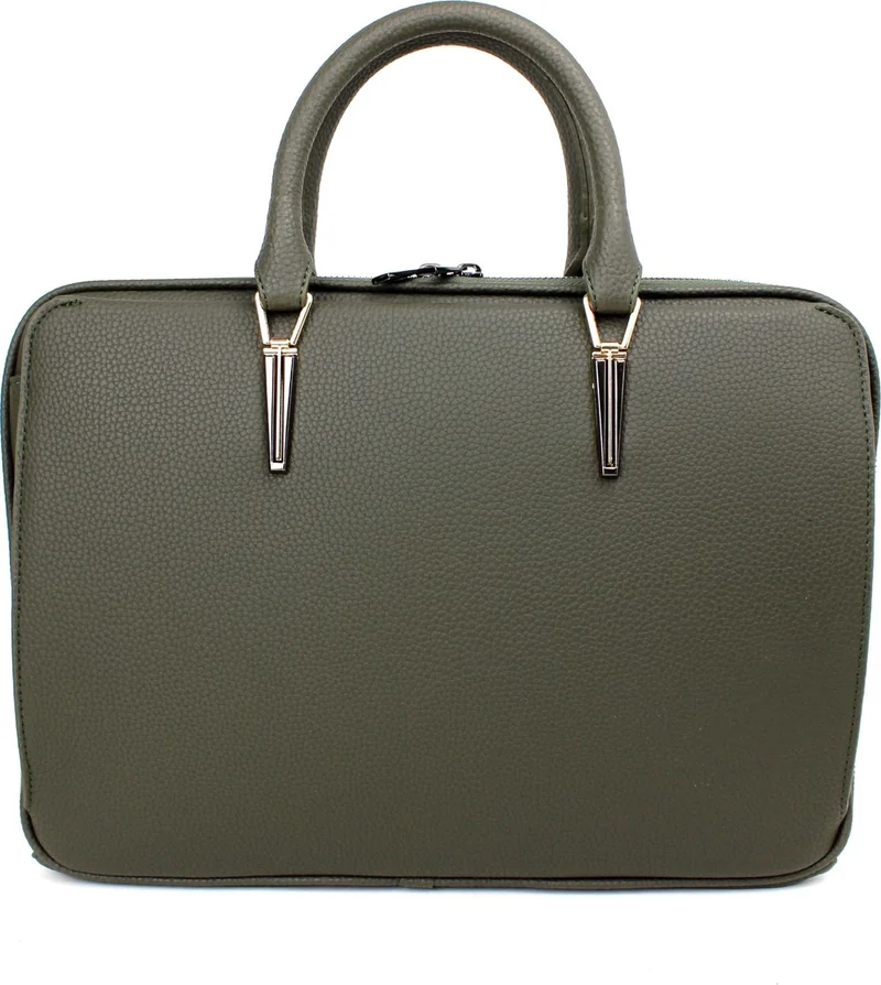ديرسي كلوب Women Khaki Color Hanging File Document 13 & 14 inch Laptop and Briefcase