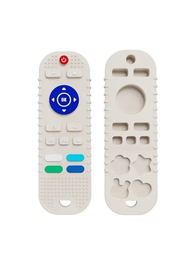 Silicone Sensory Remote Control Toy for Newborn Babies – Soft Teething Toy – BPA Free – 0+ Months - Image 1
