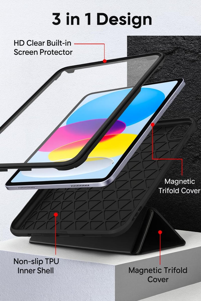 MOCA Endurance Case for iPad (A16) 11th Generation 11 Inch 2025, iPad 10th Generation 10.9 inch 2022 Heavy Duty Protection with Screen Protector, Smart Stand (ipad 11th gen/ 10th gen) - Image 2