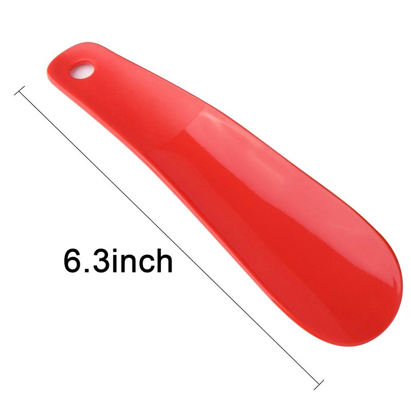 Arroyner 10Pcs Plastic Shoe Horn 6.3" Travel Shoe Horn for Men, Women and Kids Random Color - Image 5