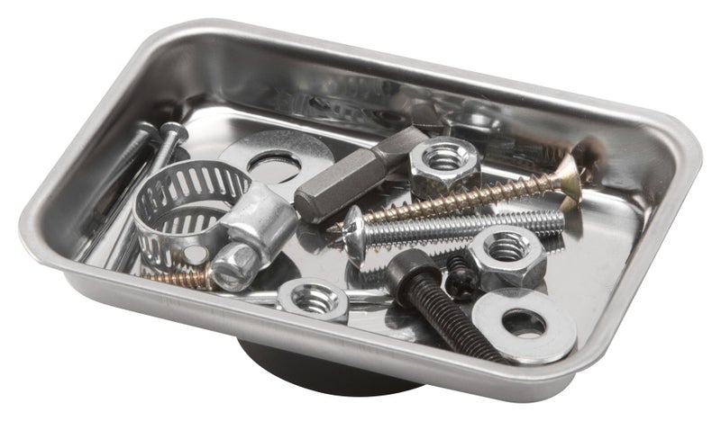 Performance Tool 1959 2 Magnetic Trays with Rubber Coated Magnets, 2.5'' x 3.75'' for Securely Holding Small Metal Parts on Delicate Surfaces - Image 4