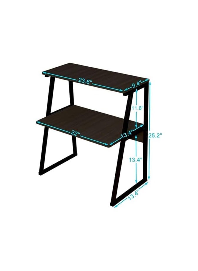 SS SS Tech Printer Stand with 3-Tier Storage Shelves, Large Size Multi-Purpose Desktop Organizer for Printer, Copier, Scanner, Files, and Books, 3 Layers Shelves with Steel Frame for Home and Office  - Image 2