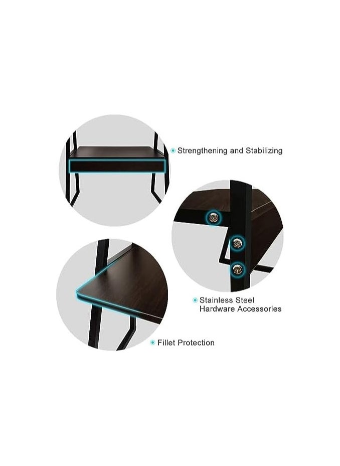 SS SS Tech Printer Stand with 3-Tier Storage Shelves, Large Size Multi-Purpose Desktop Organizer for Printer, Copier, Scanner, Files, and Books, 3 Layers Shelves with Steel Frame for Home and Office  - Image 3