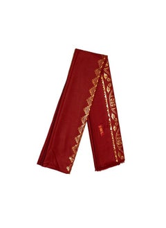 Rosh Cotton Golden Print Hijab Scarf  - Image 1