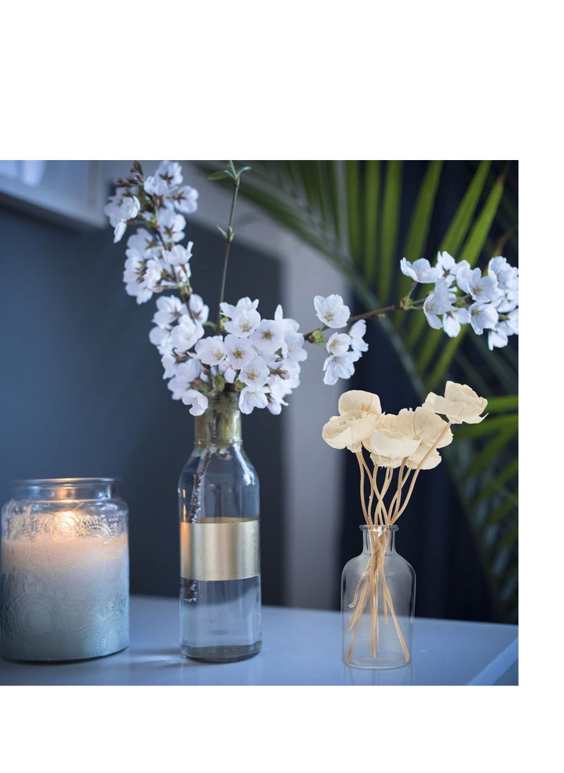 8pcs Rattan Reed Diffuser Sticks Flower Shaped Oil Diffuser Sticks Essential Oil Diffuser Sticks Refill for Home Fragrance
