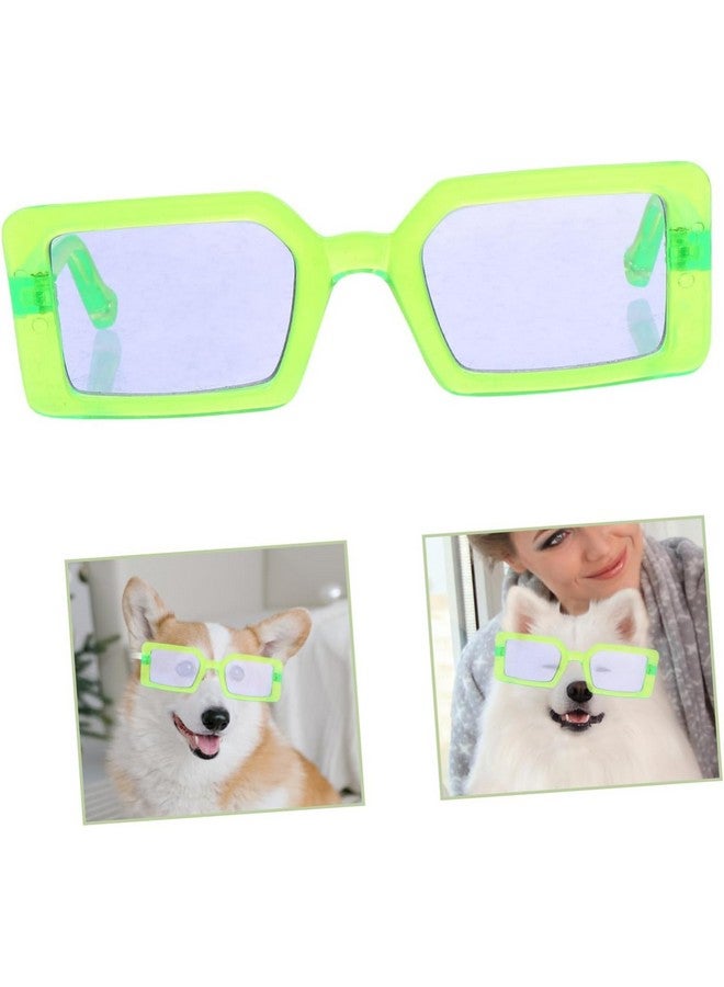 إيميلي بيتس نظارات ملابس الجراء نظارات شمسية للكلاب نظارات بلاستيكية محمولة للجراء نظارات مضحكة للقطط والكلاب والجراء ملابس للنظارات صور دعائم إكسسوارات زي كلب صغير أسود (برتقالي) - Image 5