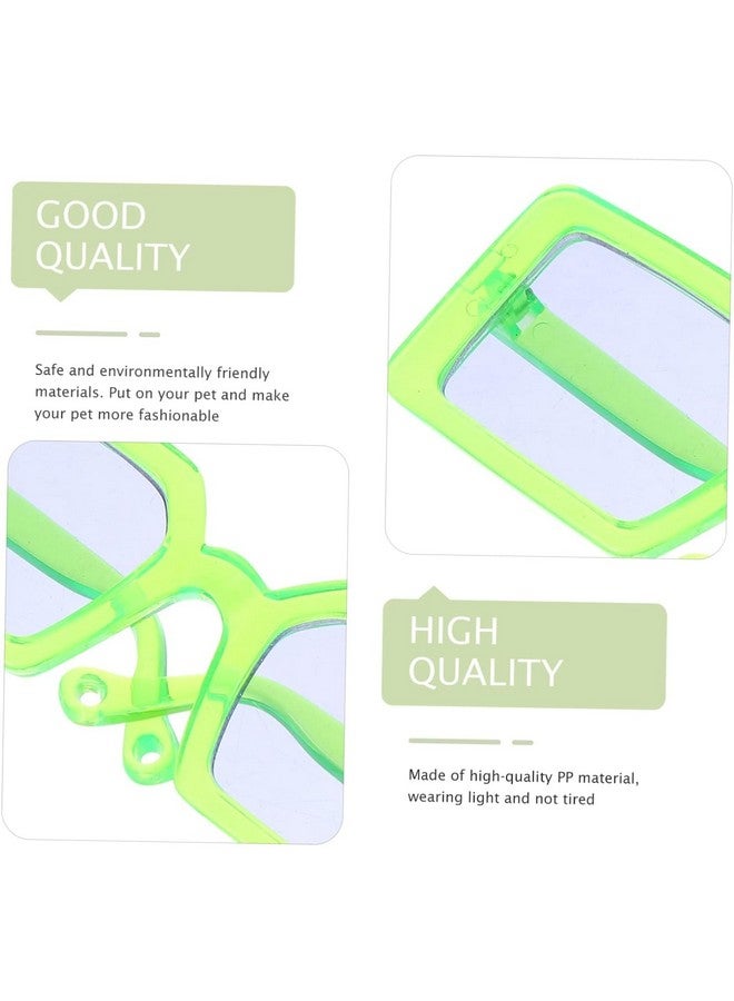 إيميلي بيتس نظارات ملابس الجراء نظارات شمسية للكلاب نظارات بلاستيكية محمولة للجراء نظارات مضحكة للقطط والكلاب والجراء ملابس للنظارات صور دعائم إكسسوارات زي كلب صغير أسود (برتقالي) - Image 4