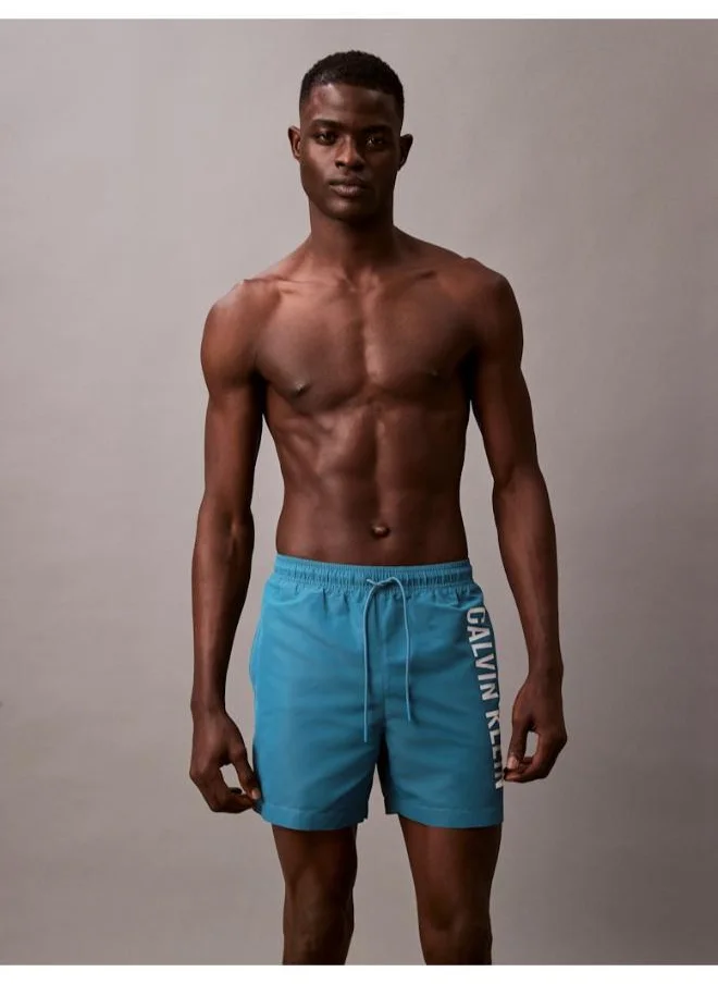 CALVIN KLEIN Logo Drawstring Swim Shorts