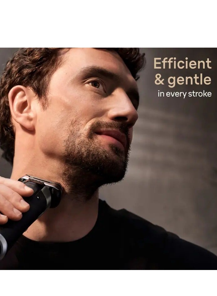 براون ماكينة الحلاقة Series 9 Pro+ 9575cc للاستخدام الرطب والجاف مع مركز SmartCare 6 في 1 + PowerCase - Image 2