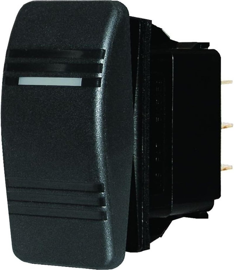 Blue Sea Systems 8282 Contura OFF-ON SPST Switch, Black - Image 1