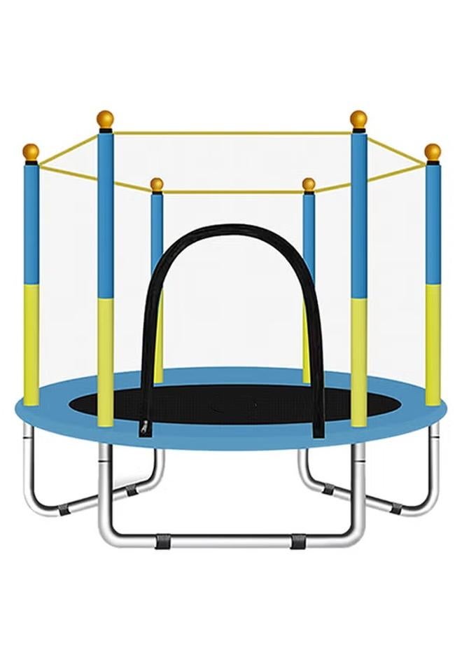 Fitness World Bouncer and trampoline equipped with a safety net for children for outdoor and indoor places - Image 1
