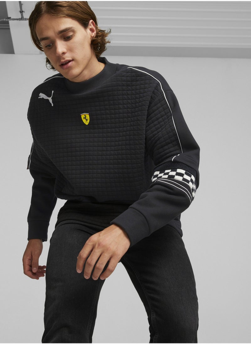 PUMA Scuderia Ferrari Race Statement Mens Crew Neck Sweatshirt  - Image 2