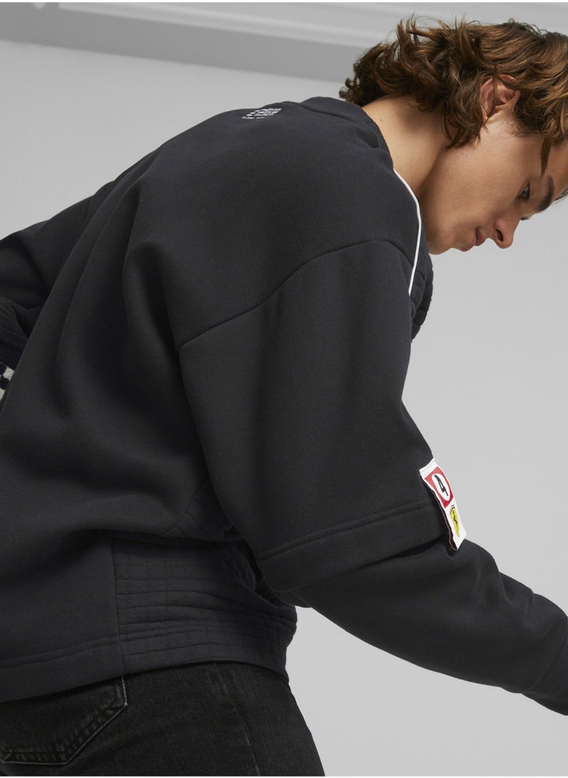 PUMA Scuderia Ferrari Race Statement Mens Crew Neck Sweatshirt  - Image 3