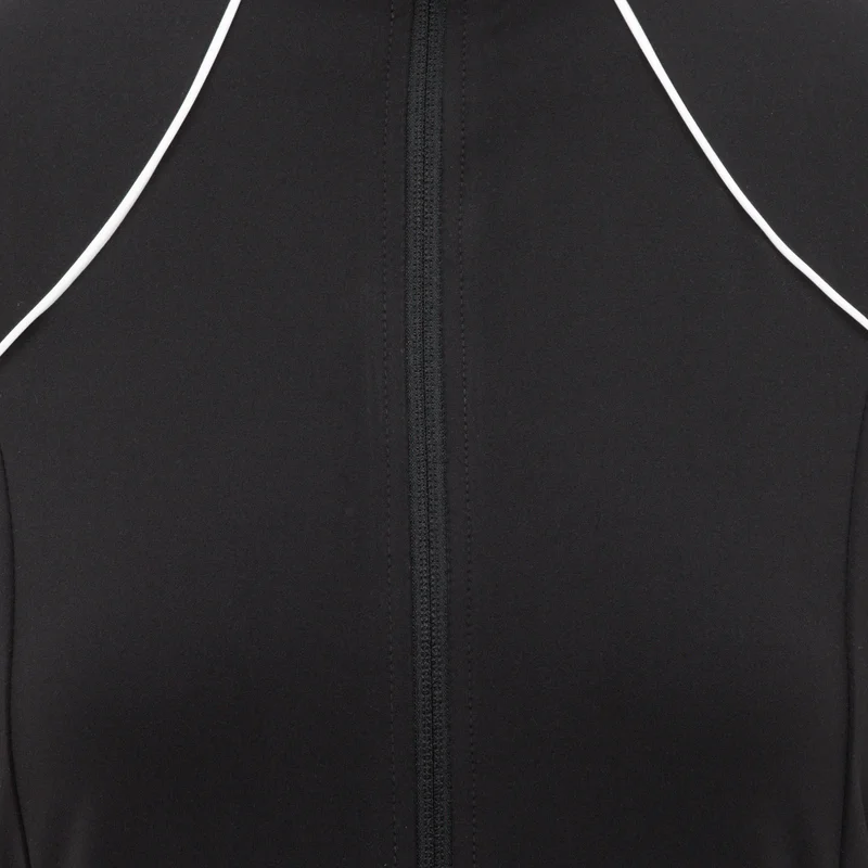 Sun And Sand Sports Black Women's Piping Jacket for Women | Best Price UAE