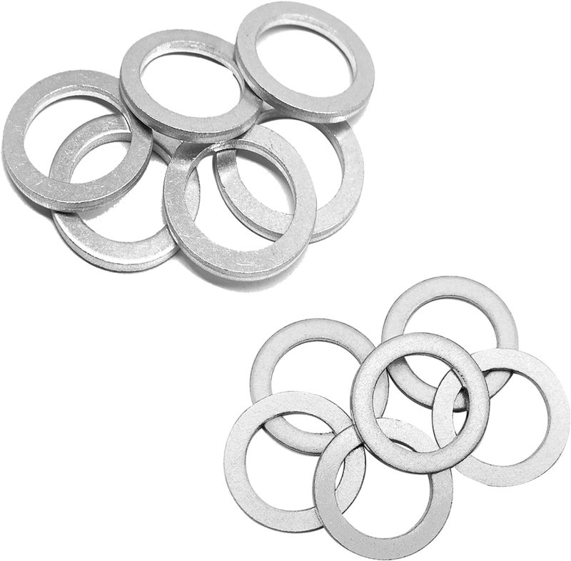 BSAMZO 6pcs Transmission Fluid & Differential Oil Drain Plug Washer Set - Image 1