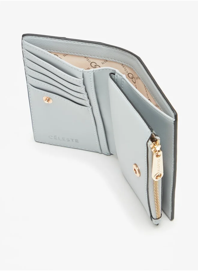 Celeste Women's Solid Bi-Fold Wallet