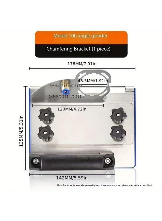 Portable Manual Tile Chamfering Machine 300 Series Stainless Steel Angle Grinding Tool 1pc - Image 4