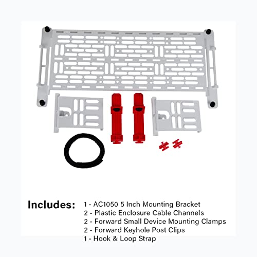 On-Q AC1050-EMK Mounting Plate, White/Red - Image 2