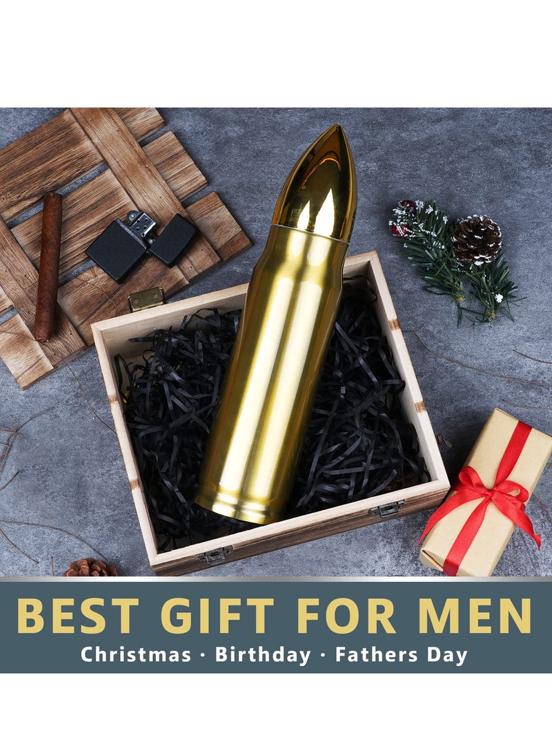 Excefore Cool Stainless Steel Water Flask, 17 oz 500 ml Creativity Tumbler Water Bottle, Vacuum Insulated Cup Travel Mug Flasks No Logo, Gifts for Men Him Dad, Birthday Gifts for Boyfriends, Husband Gifts - Image 3