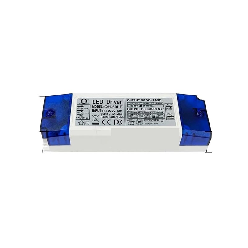 LED Driver 600mA DC 54 96V Plastic Case Lighting Power Supply - Image 1