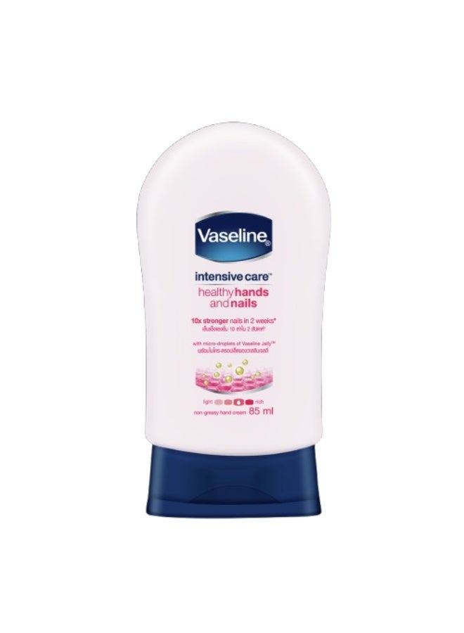 فازلين كريم فازلين للعناية المركزة لليدين والأظافر الصحية ٨٥ مل | لوشن مرطب غير دهني مع جيلي فازلين
