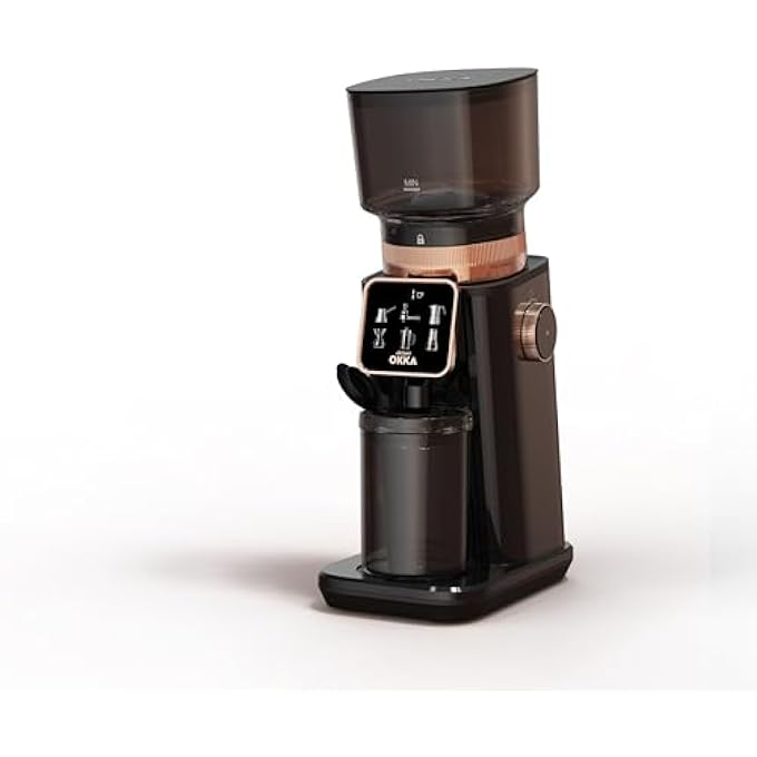 ارزوم اوكا Ok004404 مطحنة القهوة الرئيسية المطحنة النحاسية 60 مستوى طحن القهوة التركية إسبريسو موكا بوت فرنش برس كولد برس ألوان عرض الطحن خذ علبة حبوب - Image 1