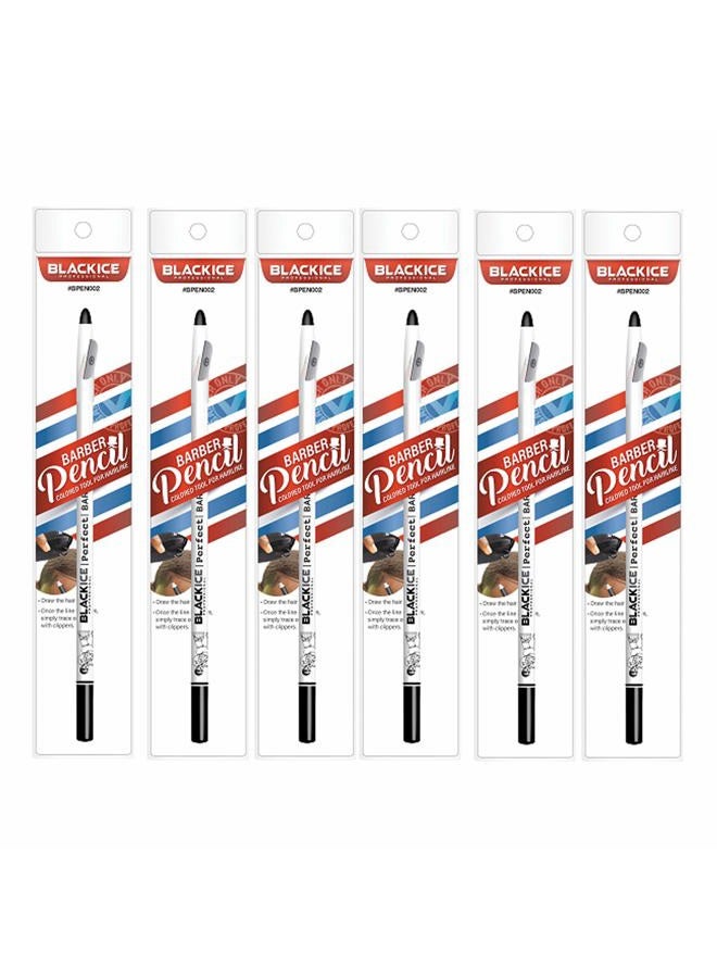 Black Ice Spray Barber Pencil (White) - 6 pieces - Image 1