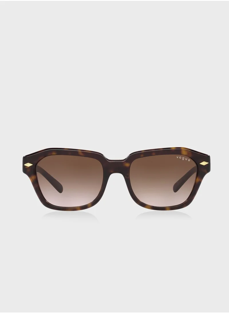 Vogue 0Vo5444S Wayfarer Sunglasses -Hailey Bieber x Vogue Eyewear