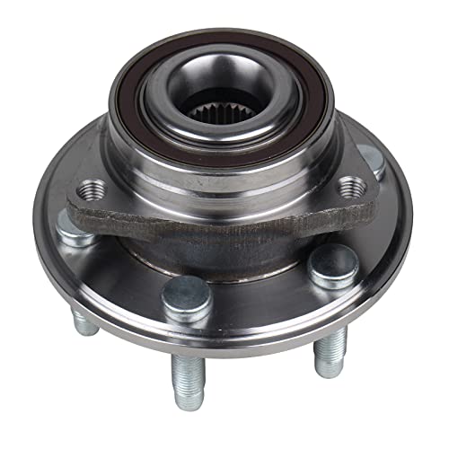 KUSATEC 513289 Front/Rear Wheel Bearing and Hub Assembly Compatible with Cadillac SRX 2010 2011 2012 2013 2014 2015 2016, Saab 9-4X 2011, 6 Lug w/ABS - Image 1