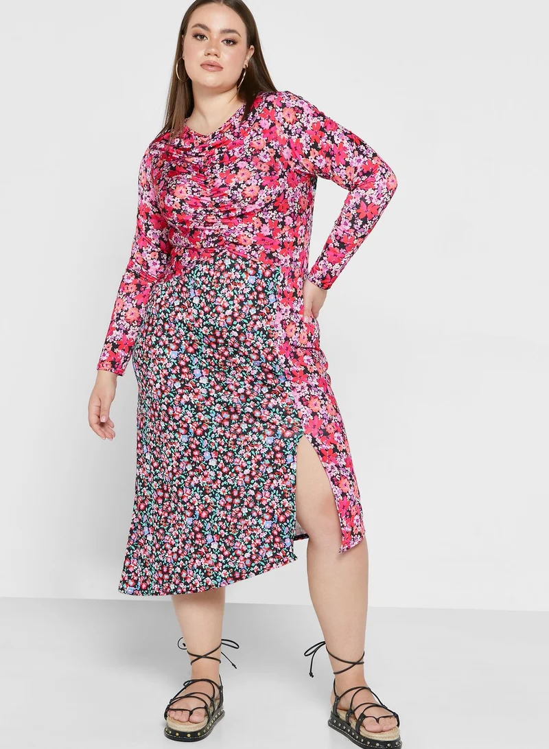 River Island Plus Floral Dress