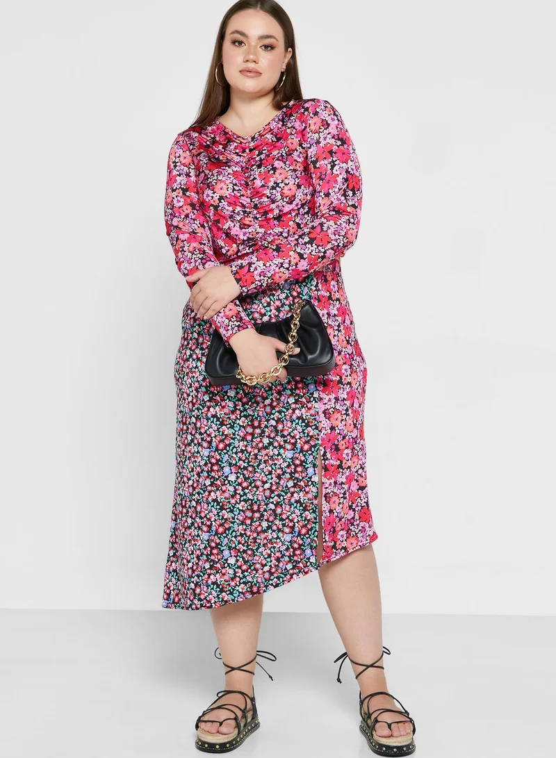 River Island Plus Floral Dress