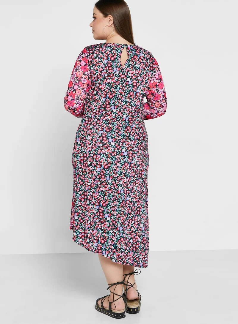 River Island Plus Floral Dress