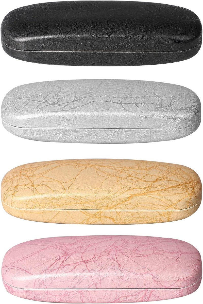 ZONLY Eyeglasses Case,(4 Piece) Unisex Hard Shell Eyeglasses Cases Protective Case For Glasse - Image 1
