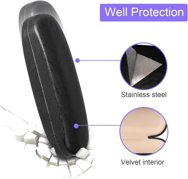 ZONLY Eyeglasses Case,(4 Piece) Unisex Hard Shell Eyeglasses Cases Protective Case For Glasse - Image 4